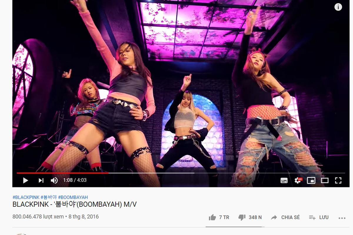 BlackPink tiếp tục có thêm MV đạt 800 triệu lượt xem Ảnh 1