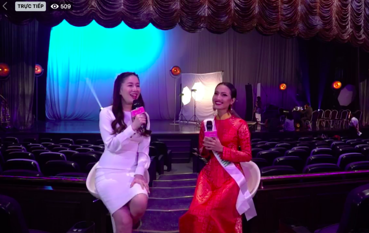 Hoài Sa diện áo dài nổi bật, trả lời ứng xử bằng tiếng Anh tại Miss International Queen 2020 Ảnh 5