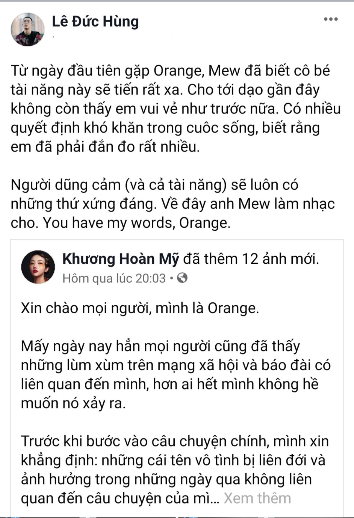 Những sao Việt nào đứng về phía Orange và Lyly trong ồn ào với Châu Đăng Khoa? Ảnh 4