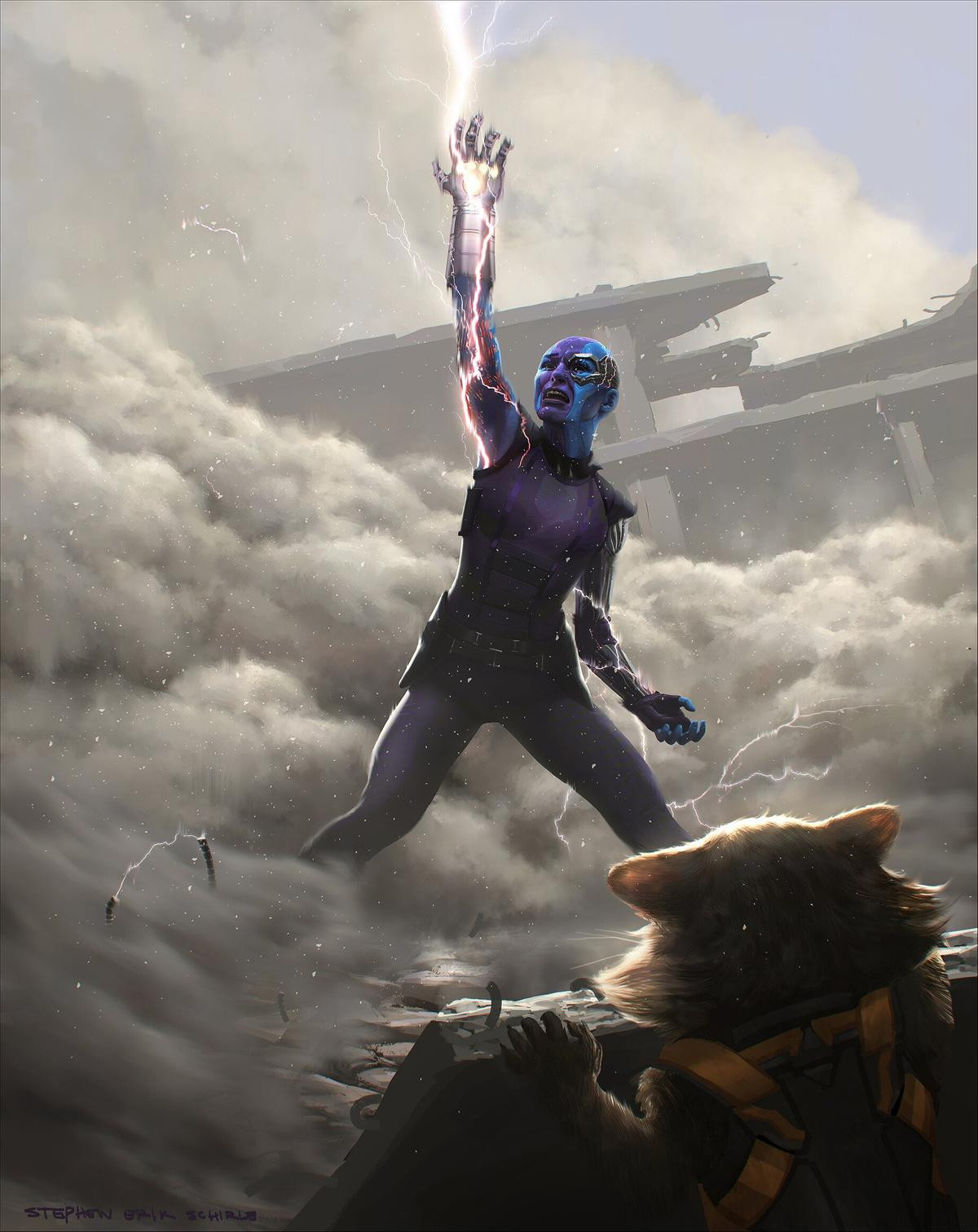 Ngoài Hulk, Iron Man và Thanos, Nebula cũng suýt được đeo găng tay vô cực trong Endgame! Ảnh 3