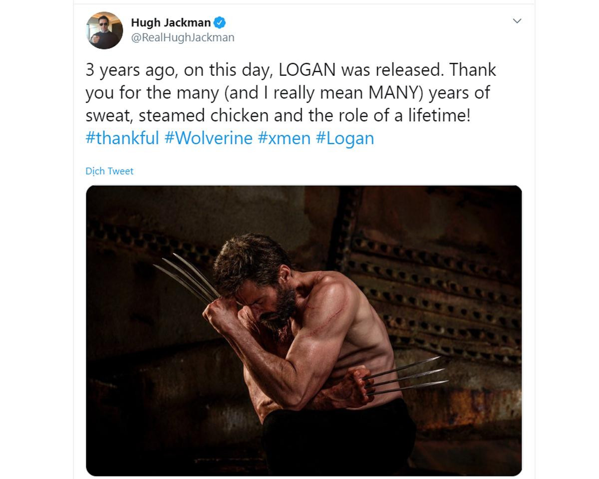 Hugh Jackman kỷ niệm ba năm ra mắt Logan, Deadpool cũng nhảy vào chung vui! Ảnh 2