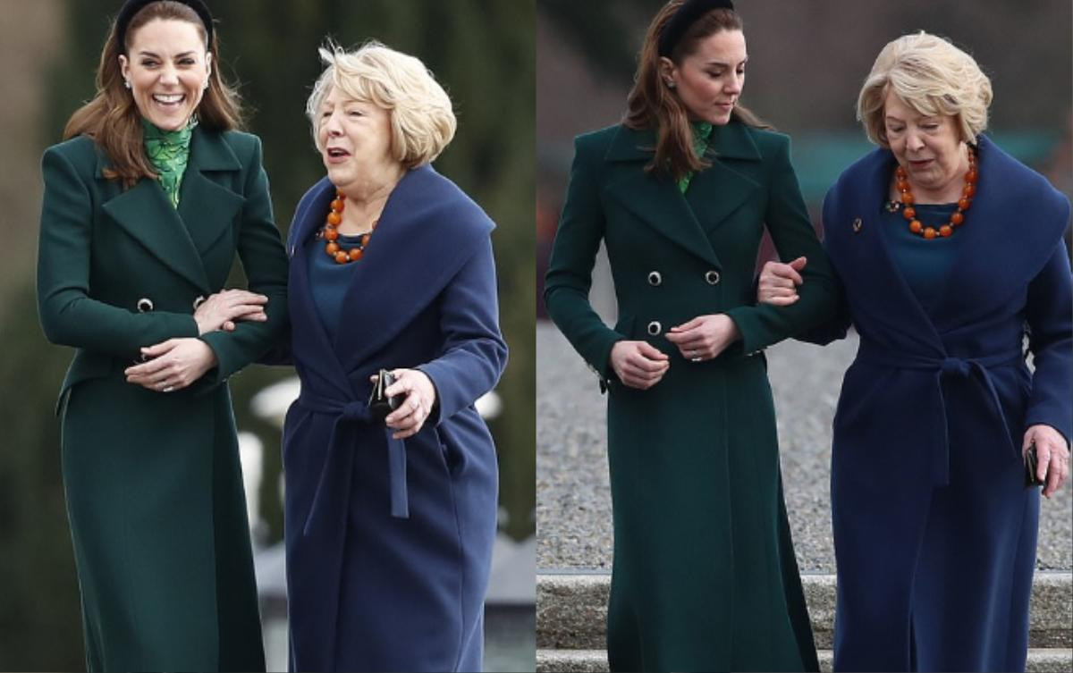 Loạt trang phục xanh bát ngát của công nương Anh Kate Middleton trong chuyến công du tại Ireland Ảnh 2