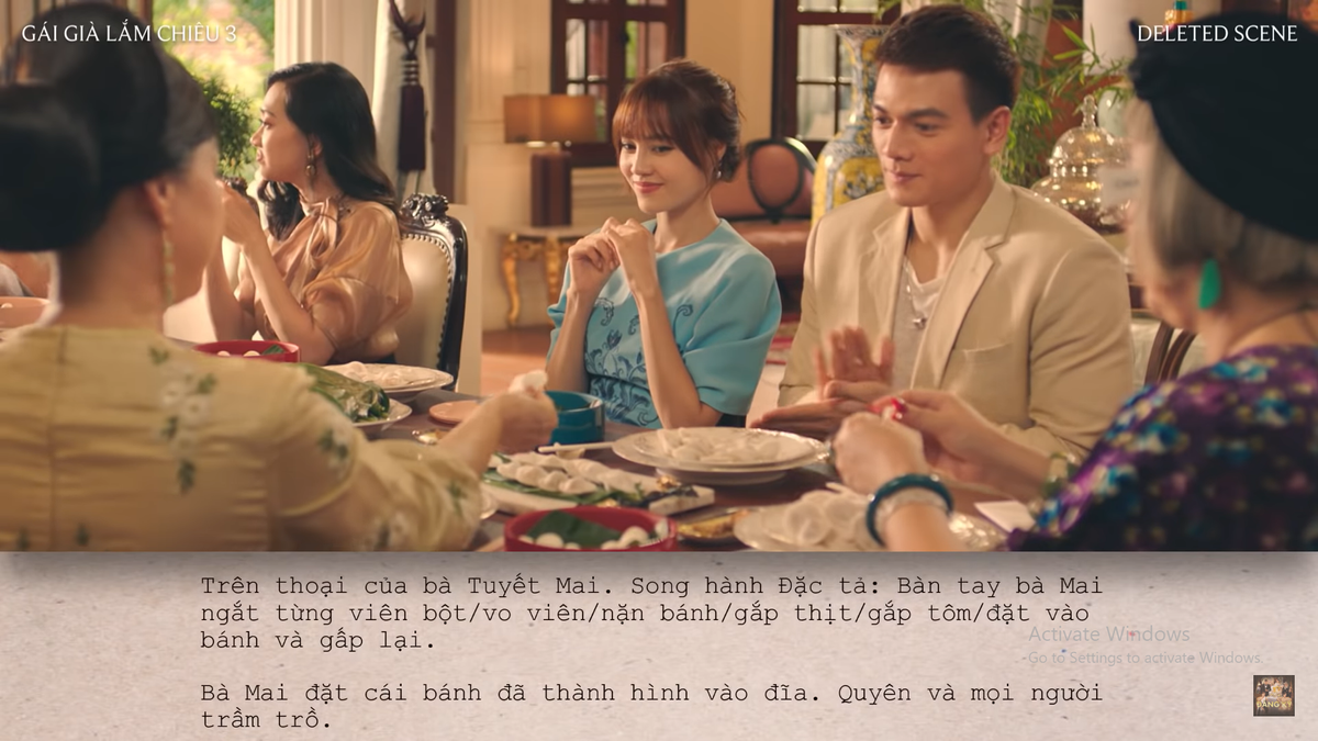 Gái già lắm chiêu 3 tung đoạn phim đã cắt, từng bị nghi  ‘sao chép’ Crazy Rich Asians: Mẹ Tuyết Mai ẩn ý sâu cay khi làm nặn bánh bột lọc Ảnh 5