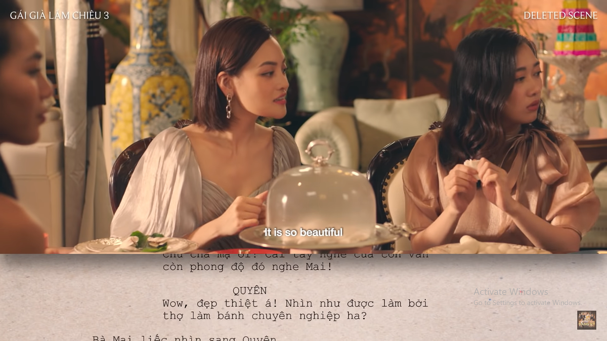 Gái già lắm chiêu 3 tung đoạn phim đã cắt, từng bị nghi  ‘sao chép’ Crazy Rich Asians: Mẹ Tuyết Mai ẩn ý sâu cay khi làm nặn bánh bột lọc Ảnh 9