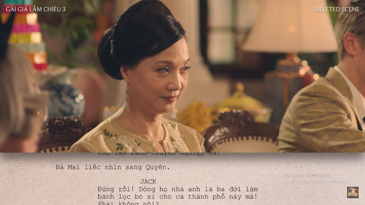 Gái già lắm chiêu 3 tung đoạn phim đã cắt, từng bị nghi  ‘sao chép’ Crazy Rich Asians: Mẹ Tuyết Mai ẩn ý sâu cay khi làm nặn bánh bột lọc Ảnh 11