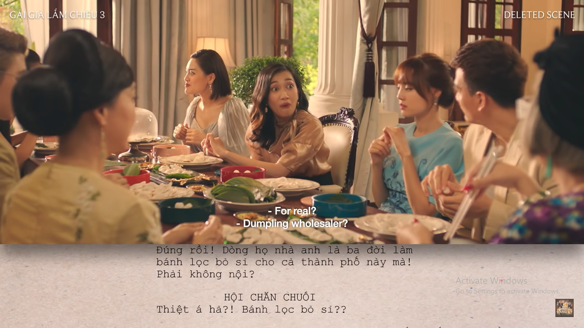 Gái già lắm chiêu 3 tung đoạn phim đã cắt, từng bị nghi  ‘sao chép’ Crazy Rich Asians: Mẹ Tuyết Mai ẩn ý sâu cay khi làm nặn bánh bột lọc Ảnh 12