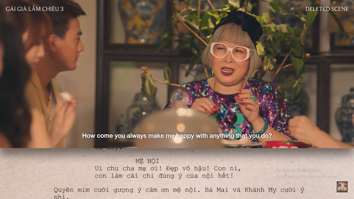 Gái già lắm chiêu 3 tung đoạn phim đã cắt, từng bị nghi  ‘sao chép’ Crazy Rich Asians: Mẹ Tuyết Mai ẩn ý sâu cay khi làm nặn bánh bột lọc Ảnh 24