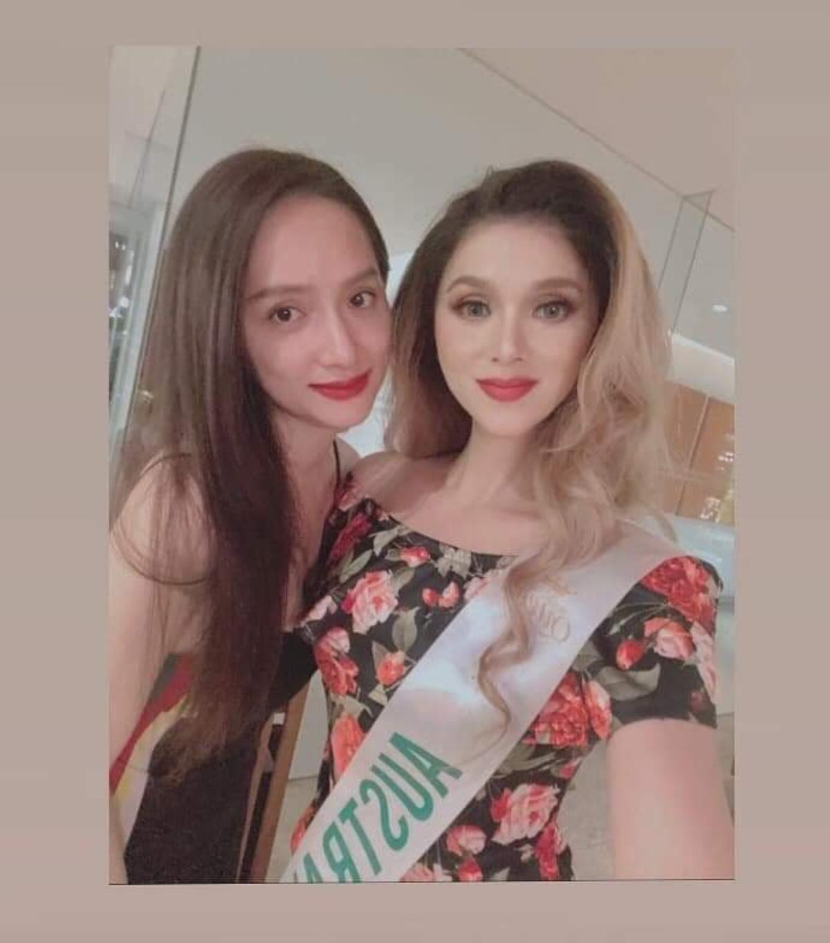 Hoa hậu chuyển giới Úc đọ sắc với Hương Giang tại Miss Int' Queen, fan trầm trồ 'Như 2 chị em' Ảnh 1