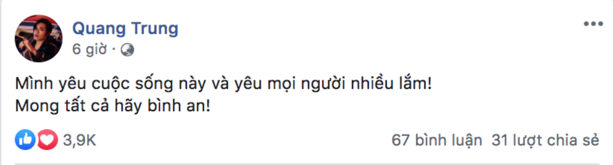 Trấn Thành, Võ Hoàng Yến, Tóc Tiên, Soobin Hoàng Sơn và loạt sao Việt lên tiếng kêu gọi mọi người bình tĩnh, nâng cao ý thức chống dịch COVID-19 Ảnh 10