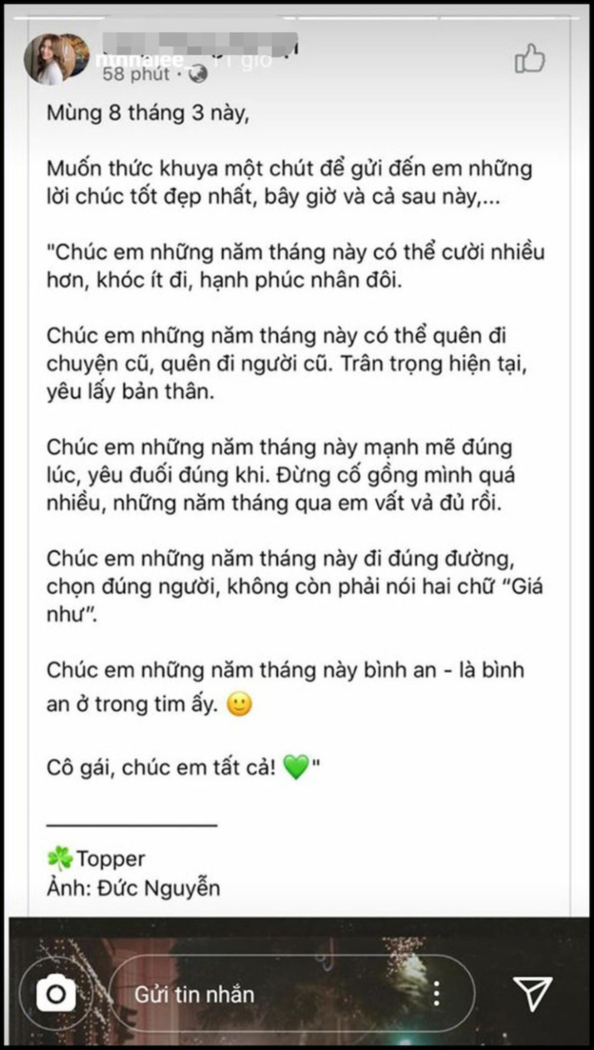 Thiếu gia Harry Hưng gây xôn xao khi đăng bài chúc 8/3 'na ná' lời Quang Hải dành tặng Nhật Lê Ảnh 2