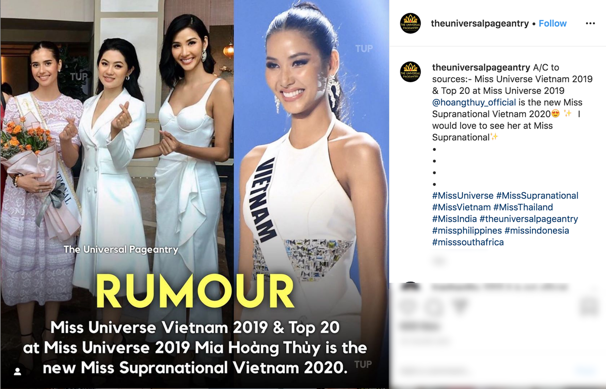 Đọ sắc với Hoa hậu Siêu quốc gia 2019, Hoàng Thùy được fan quốc tế ủng hộ thi Miss Supranational 2020 Ảnh 4