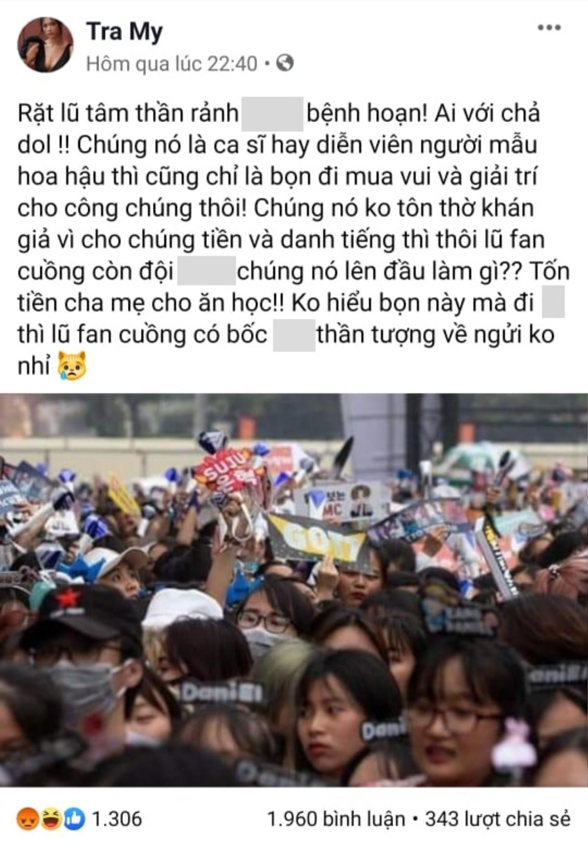 Trà My 'Thương nhớ ở ai' bị dư luận ném đá vì phát ngôn 'cảm ơn cô Vy để dân số chết bớt' Ảnh 3