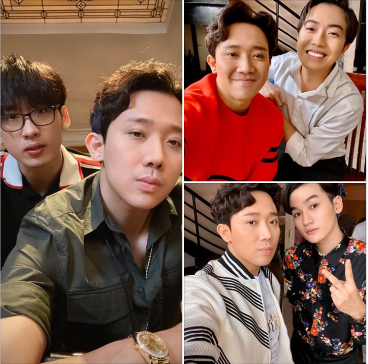 Khoe ảnh selfie cùng Tuấn Trần, Ali Hoàng Dương,… Trấn Thành được fan 'xúi' lập luôn 'ban nhạc mỹ nam' Ảnh 3