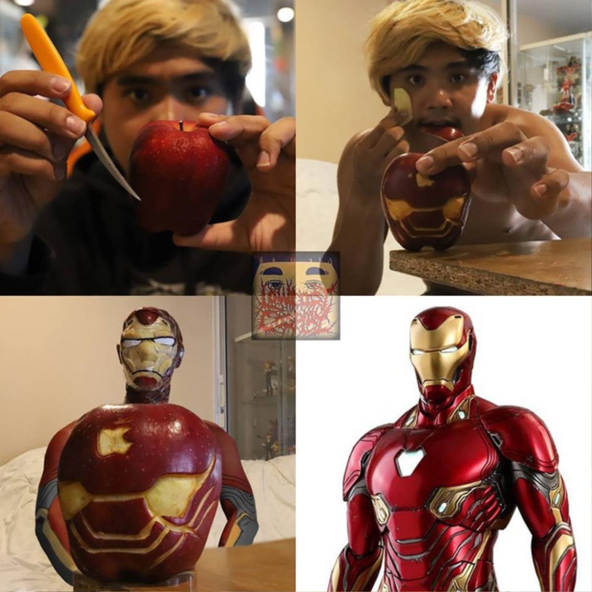 Những màn hóa trang 'siêu bựa' của 'thánh cosplay Thái Lan': Dùng mỗi nải chuối, băng keo cũng biến thành siêu anh hùng Ảnh 9