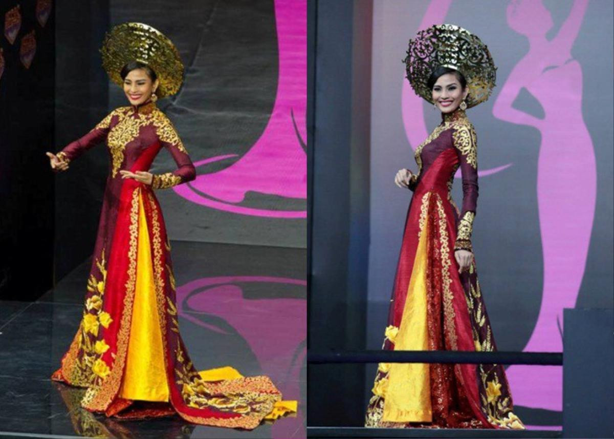 Những lần áo dài Việt Nam tung bay ở Miss Universe, Khánh Vân khiến fan kì vọng Ảnh 8