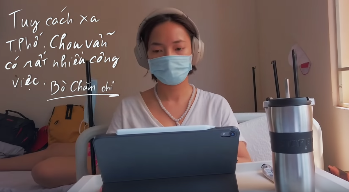 Châu Bùi làm Vlog cập nhật hành trình cách ly: 'Mọi người hãy lắng nghe và tin tưởng Châu' Ảnh 3