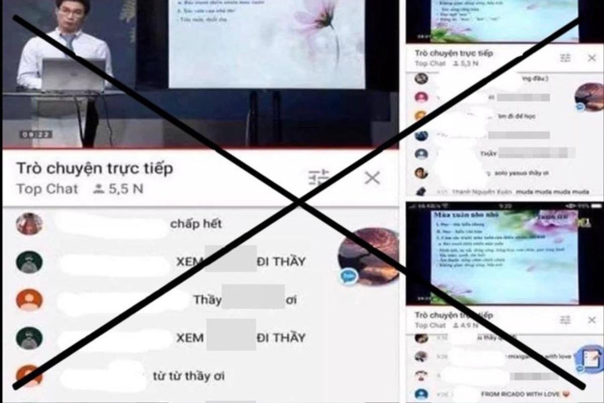 Công an vào cuộc điều tra những bình luận tục tĩu trong bài giảng online Ảnh 2