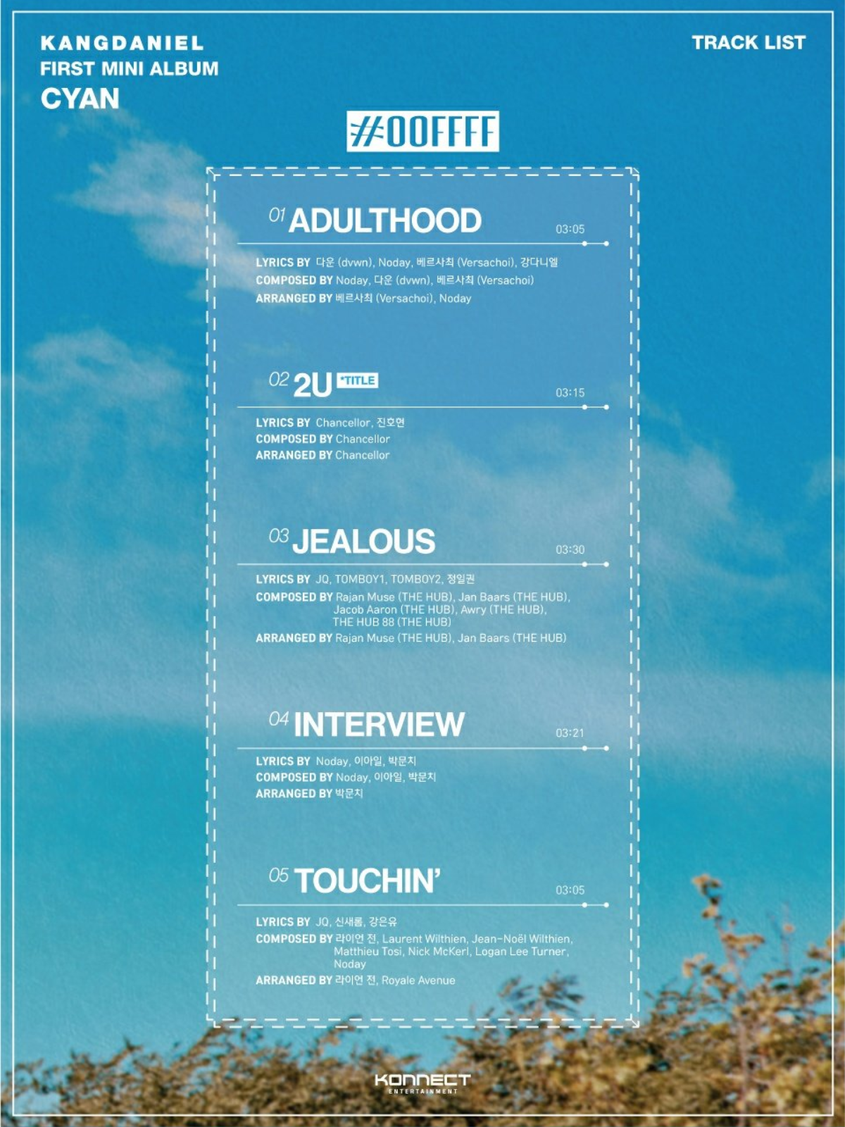 Kang Daniel tung tracklist cho album 'CYAN': Ca khúc chủ đề được lựa chọn Ảnh 2