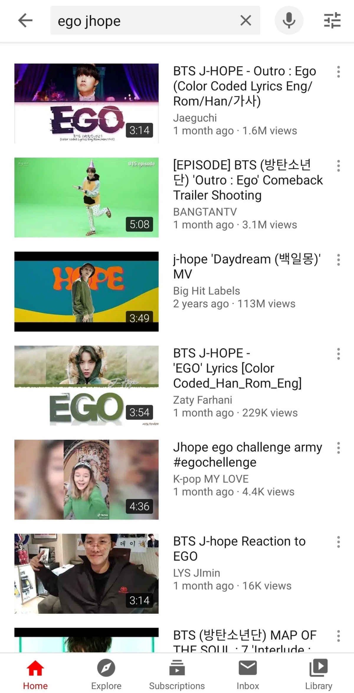 #WhereIsEgo - Thực hư chuyện MV 'Ego' của J-Hope (BTS) 'bốc hơi' khỏi kết quả tìm kiếm trên Youtube Ảnh 2