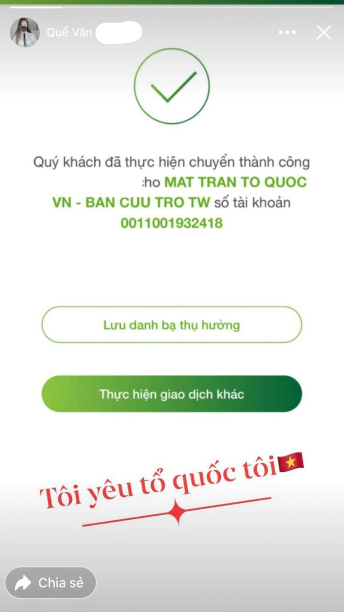 Đan Trường, Minh Tú, Ngân Anh quyên góp ủng hộ quỹ phòng chống Covid-19 Ảnh 3