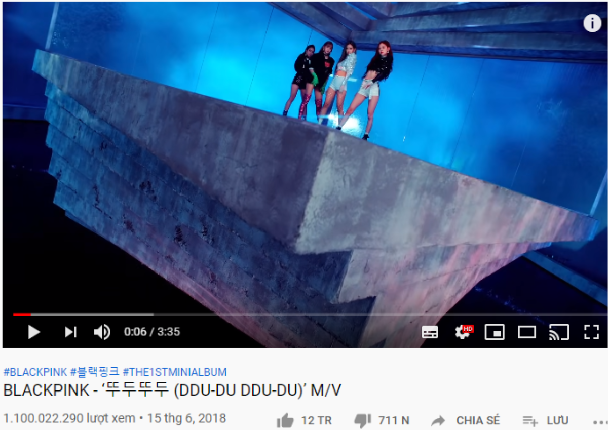 MV DDU-DU DDU-DU của BlackPink cán mốc 1,1 tỷ lượt xem Ảnh 1