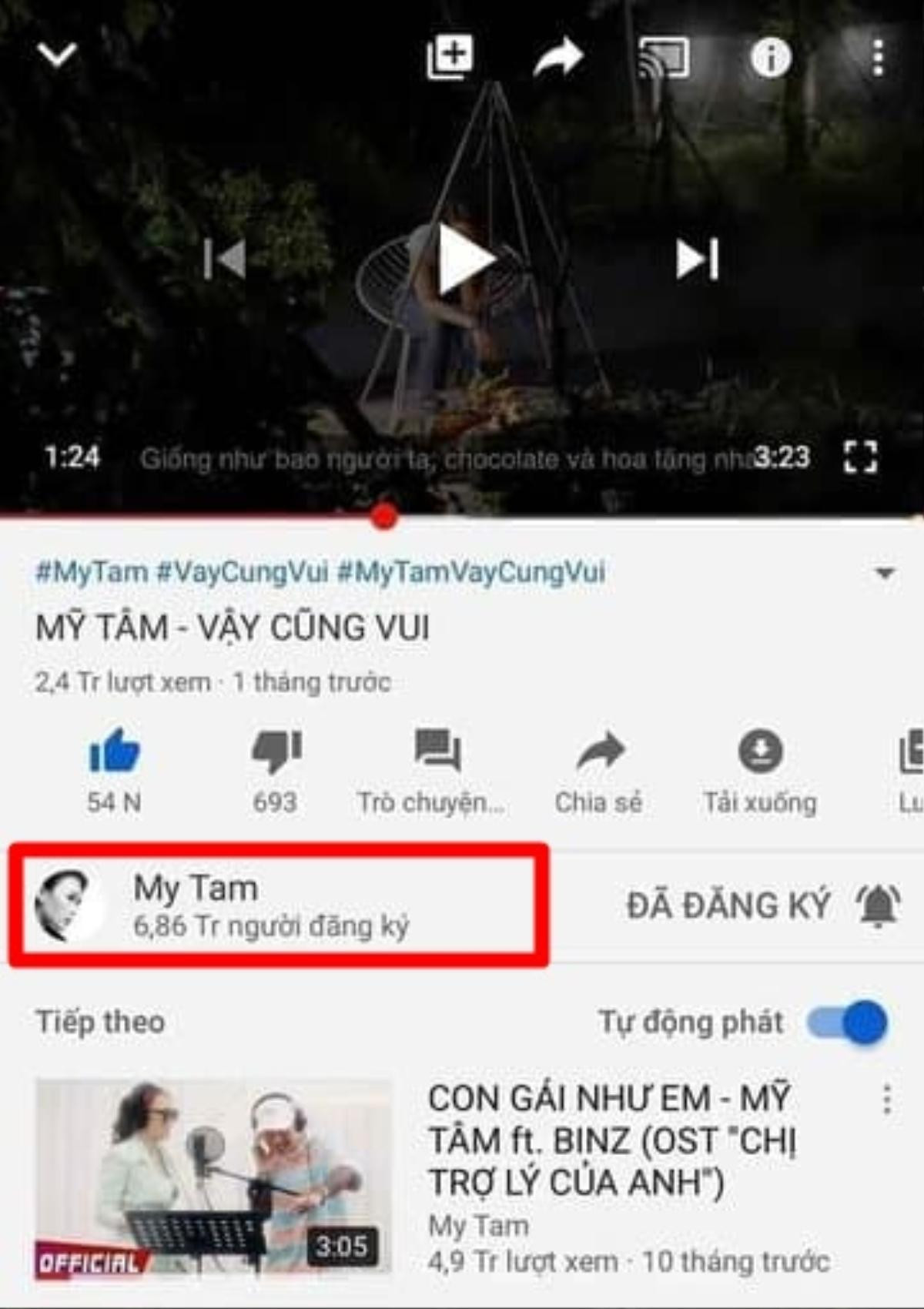 Kênh Youtube Mỹ Tâm lộ lượng đăng ký 'khủng', hot như Sơn Tùng M-TP cũng phải cúi đầu chào thua Ảnh 3