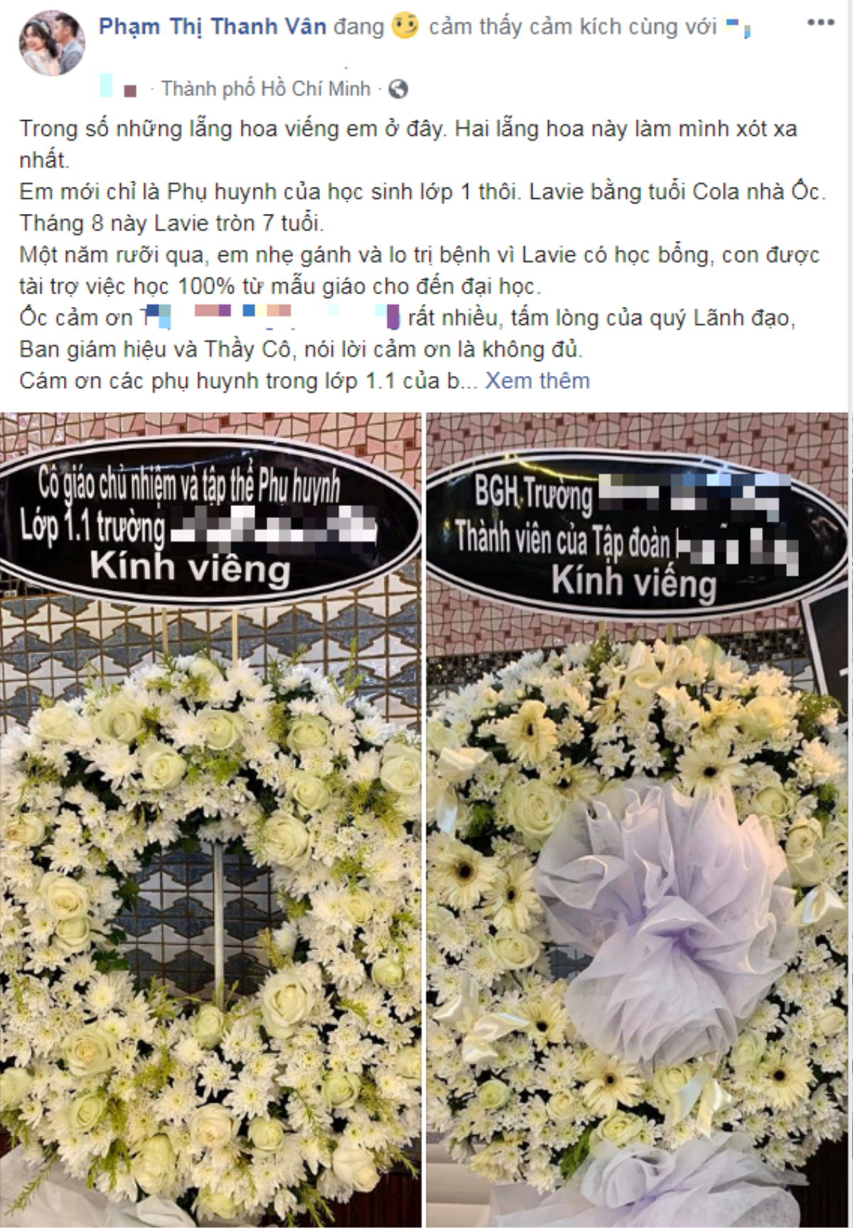 Hình ảnh Mai Phương mãi mãi là phụ huynh lớp 1 khiến ai cũng chua xót Ảnh 2