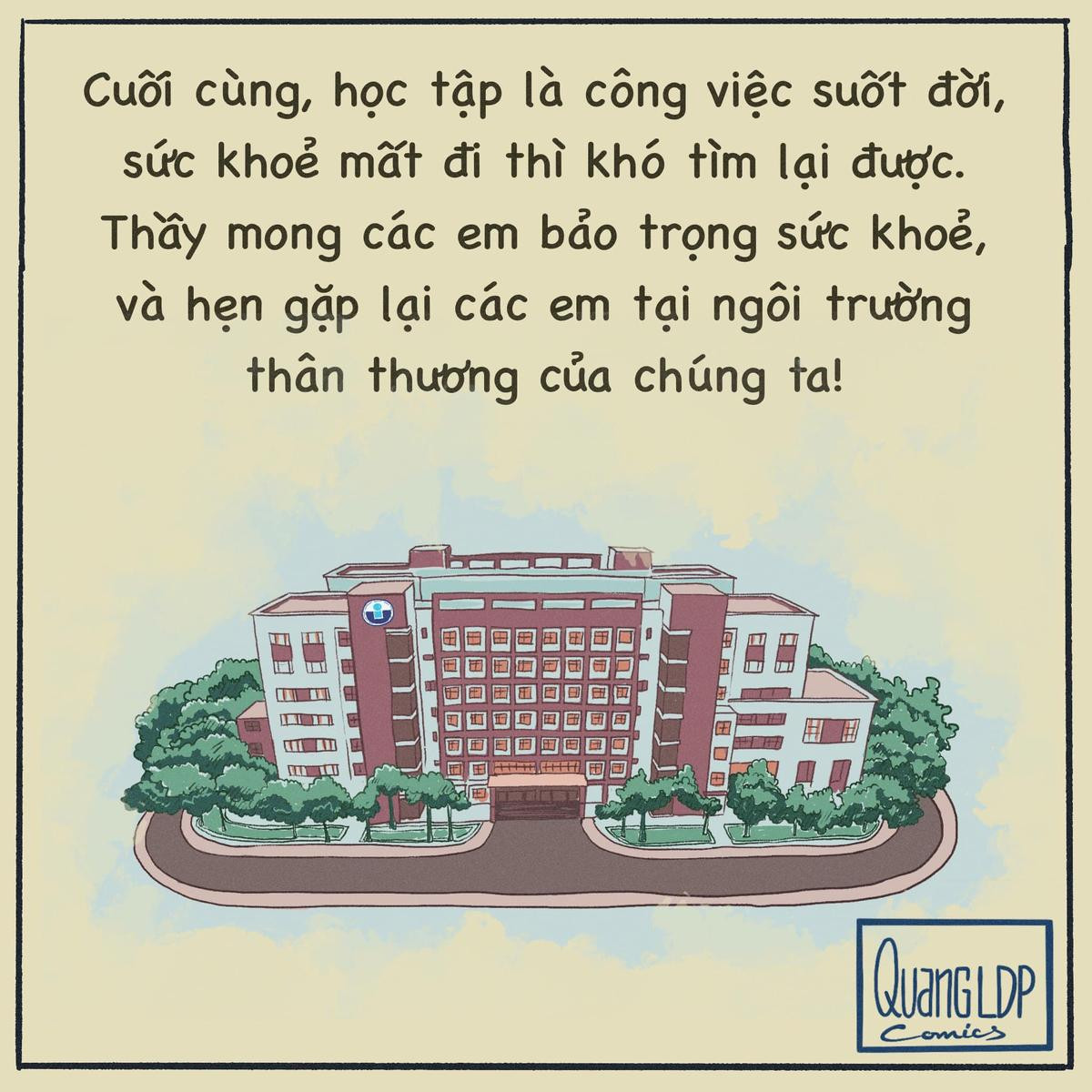 Xúc động trước tâm thư thầy giáo gửi sinh viên, anh bạn trẻ quyết định 'biến hóa' thành bộ tranh cực đáng yêu Ảnh 7