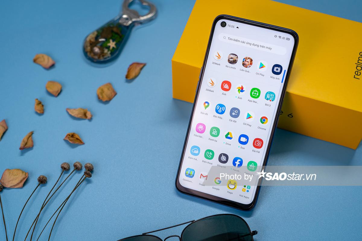 Mở hộp Realme 6 tại VN: Màn hình 90Hz, mặt lưng bóng bẩy, có cụm 4 camera sau Ảnh 10