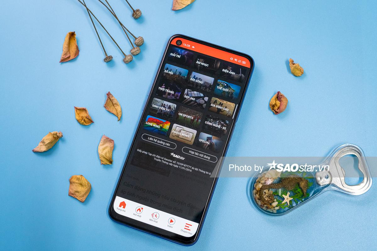 Mở hộp Realme 6 tại VN: Màn hình 90Hz, mặt lưng bóng bẩy, có cụm 4 camera sau Ảnh 11