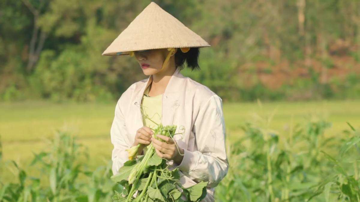 Cười ngất hình ảnh H'Hen Niê ôm buồng chuối làm đàn guitar, văn nghệ 'sương sương' mùa tránh dịch Ảnh 4