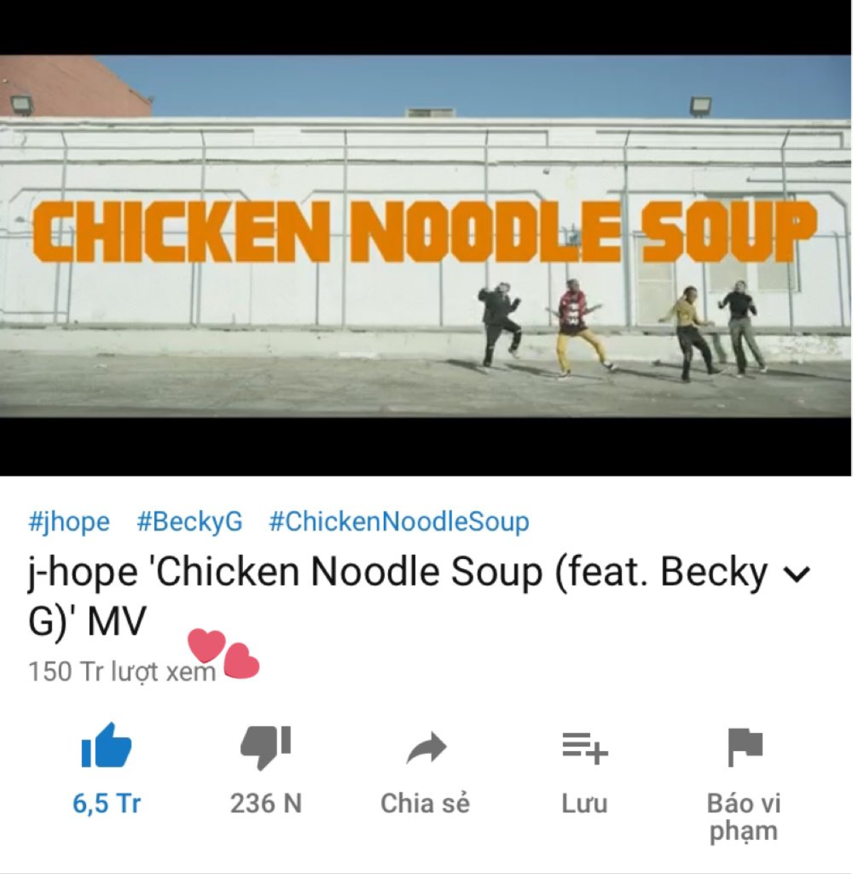 J-Hope là thành viên đầu tiên của BTS chạm mốc lượt view ấn tượng trên Youtube với 'Chicken Noodle Soup' Ảnh 2