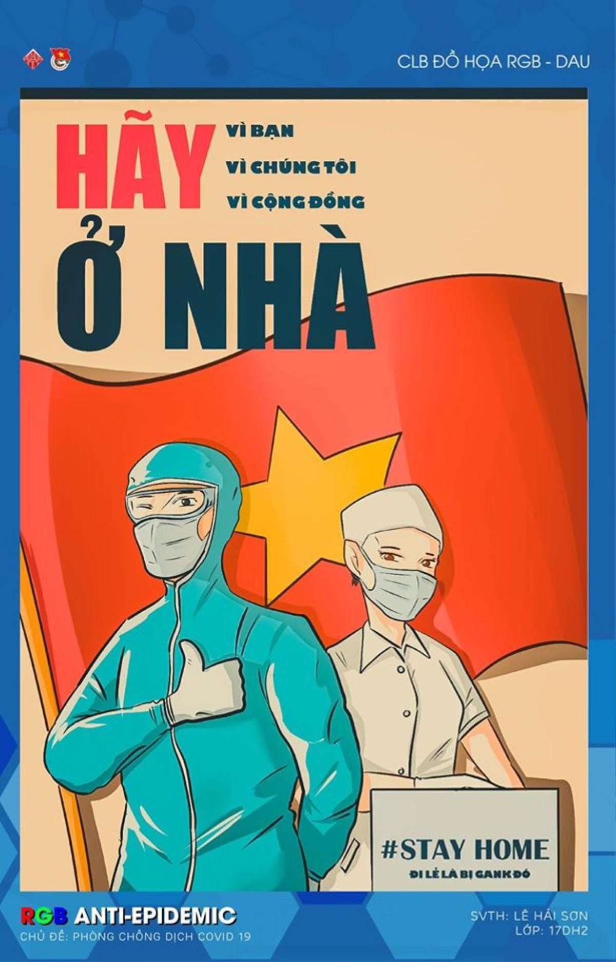 Sinh viên Kiến trúc Đà Nẵng thể hiện tinh thần chống dịch theo cách riêng của mình Ảnh 7