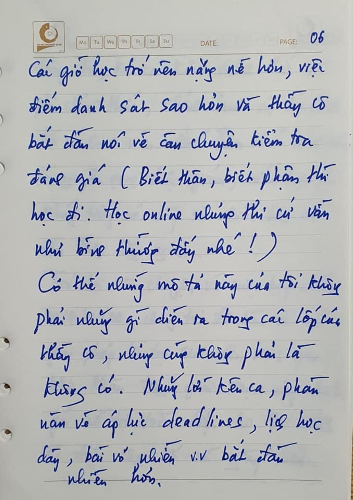 Xúc động với bức thư ngỏ dài 14 trang viết tay của Hiệu trưởng ĐH ngoại ngữ gửi các giảng viên và sinh viên Ảnh 7