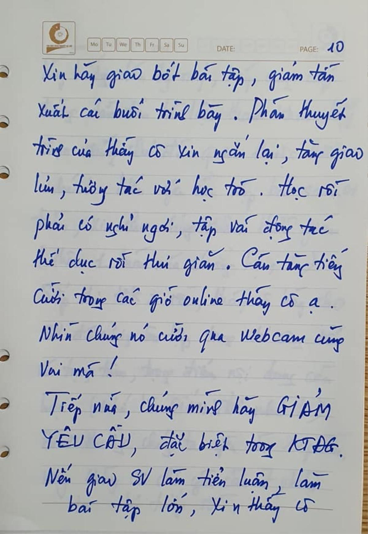 Xúc động với bức thư ngỏ dài 14 trang viết tay của Hiệu trưởng ĐH ngoại ngữ gửi các giảng viên và sinh viên Ảnh 12