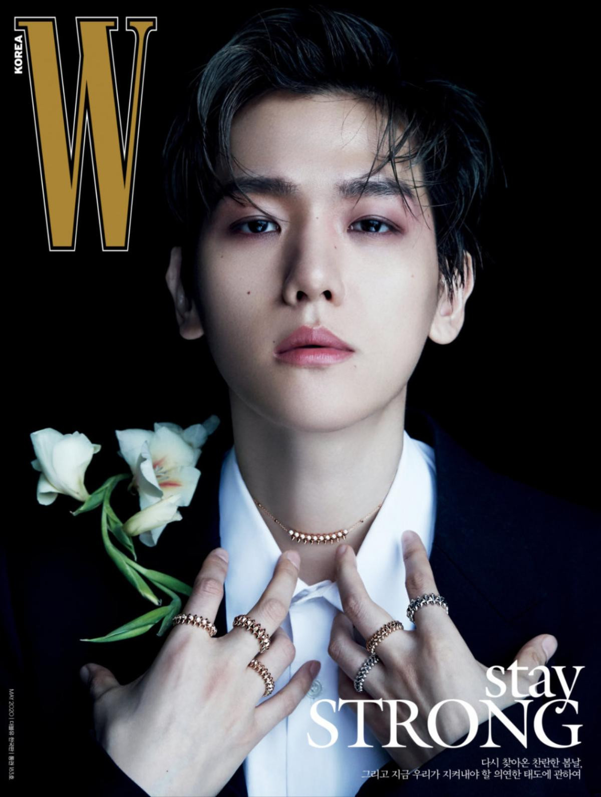 Baekhyun đa diện trên tạp chí W - Mina (Gugudan) lên tiếng chống lại chế độ ăn kiêng khắc nghiệt Ảnh 2