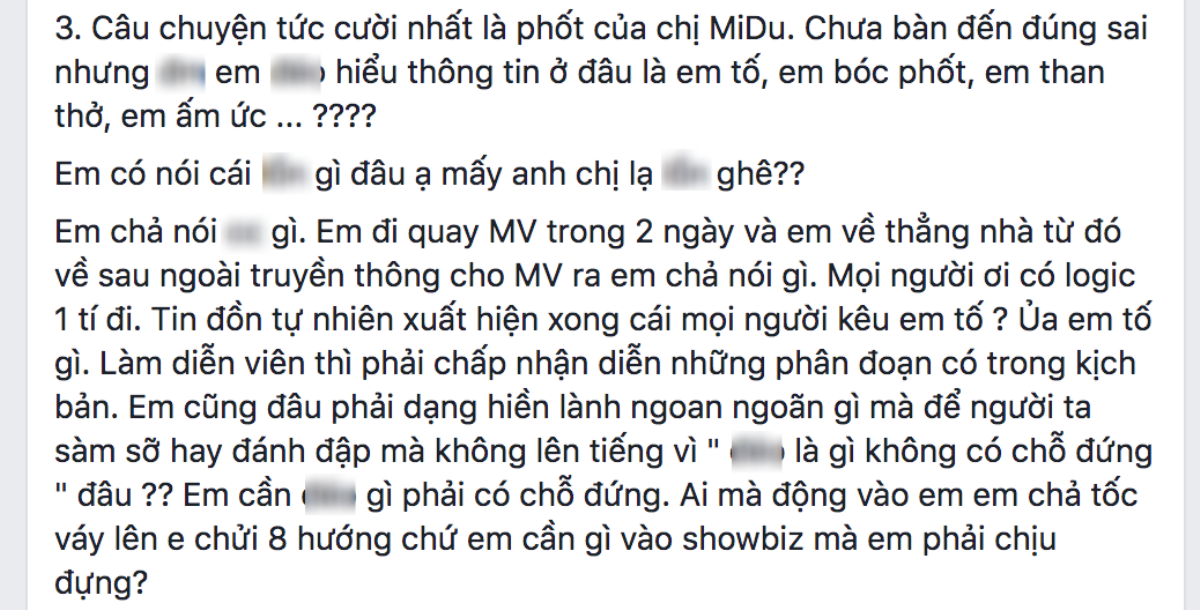 Linh Ngọc Đàm bức xúc lên tiếng hậu tin đồn bị sàm sỡ và hành hung trong MV Mi Du Ảnh 2