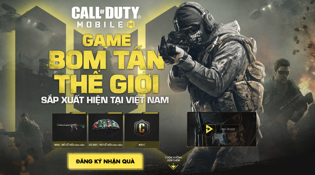 Hướng dẫn tải về và chơi sớm tựa game Call Of Duty Mobile phiên bản tiếng Việt Ảnh 1