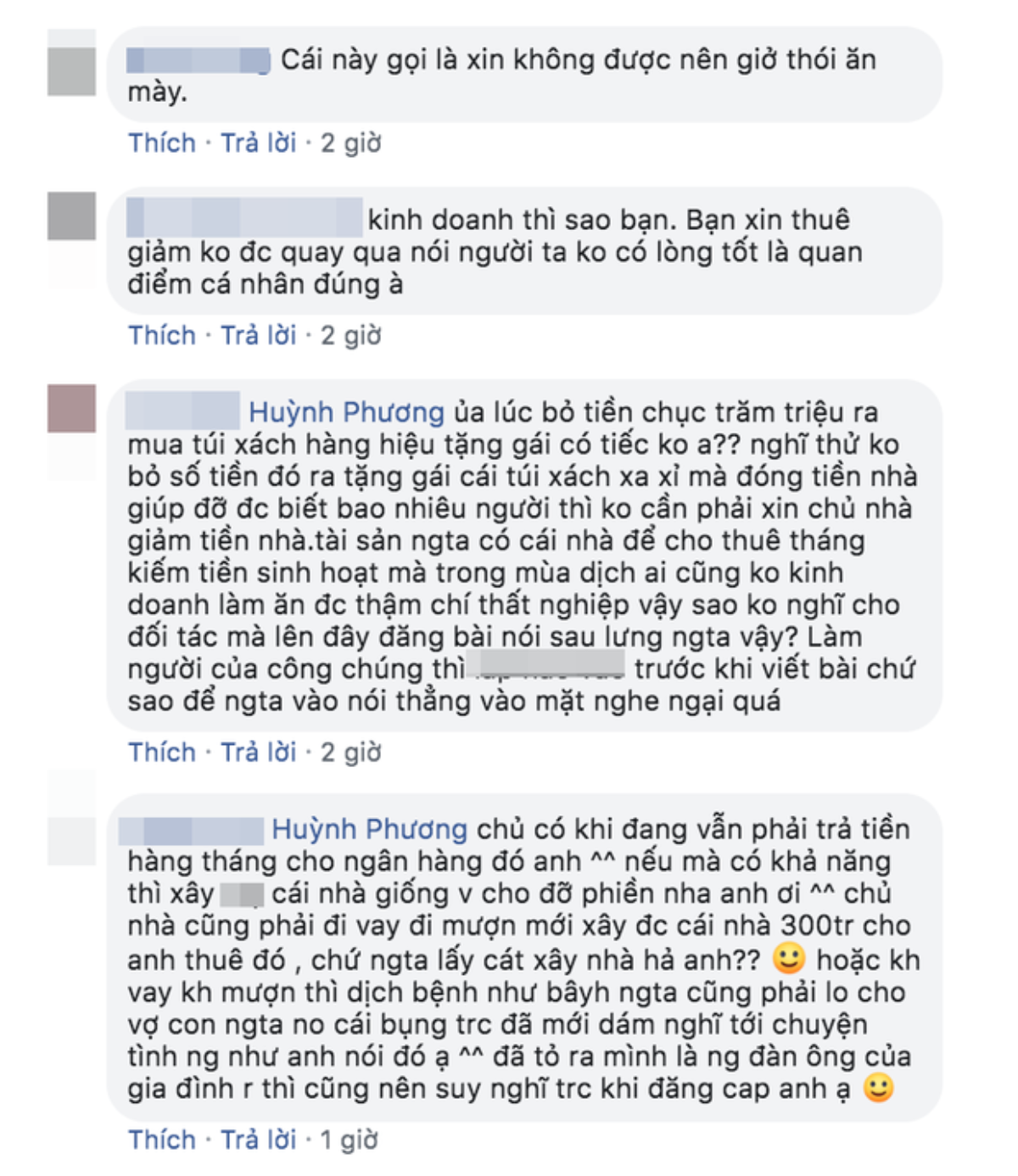 Huỳnh Phương gây tranh cãi vì trách móc chủ nhà không giảm tiền mặt bằng mùa dịch Covid-19 Ảnh 4