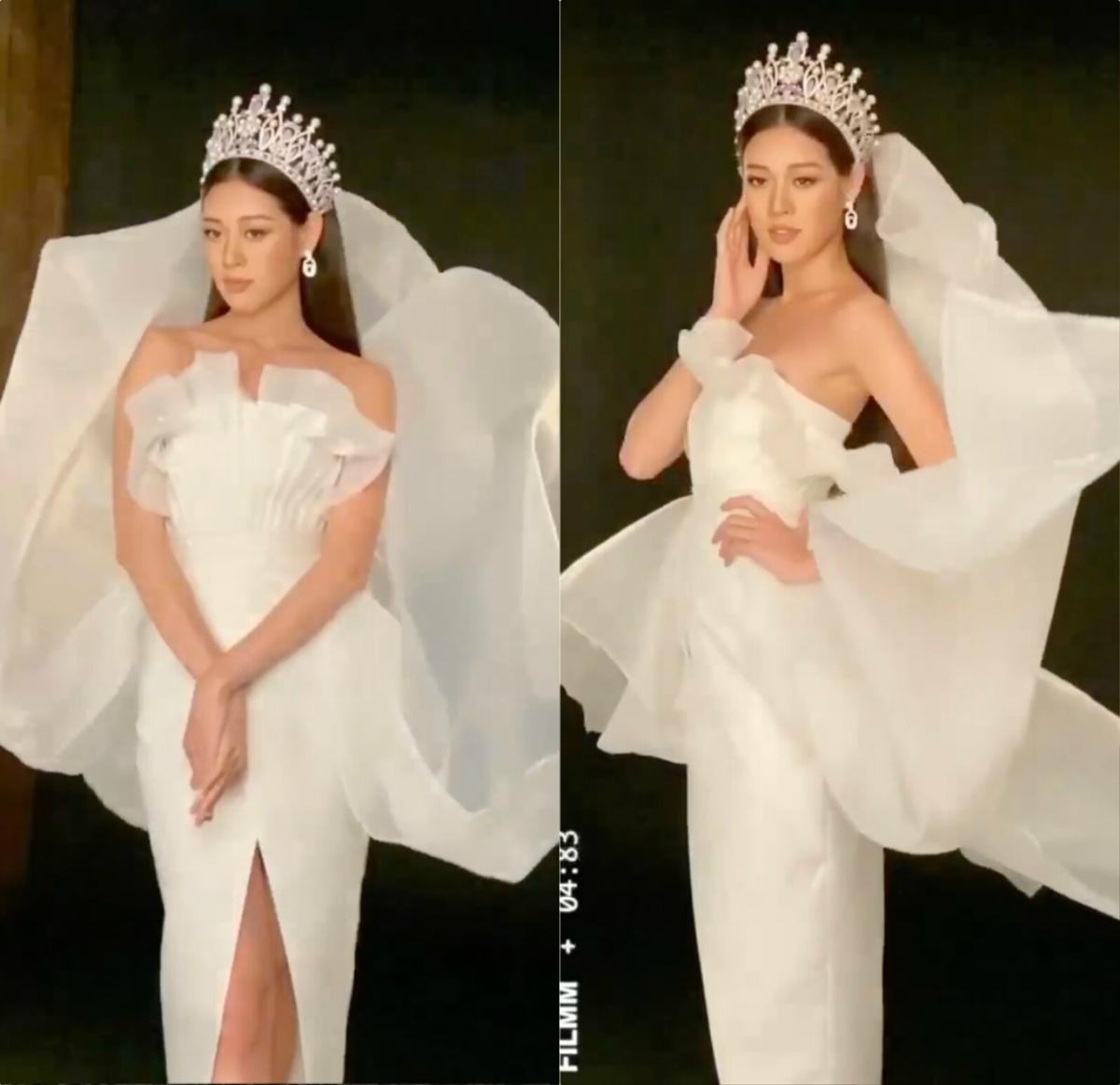 Khánh Vân đổi style chóng mặt, fan trầm trồ: 'Lột xác đến lúc thi Miss Universe 2020 là vừa' Ảnh 2