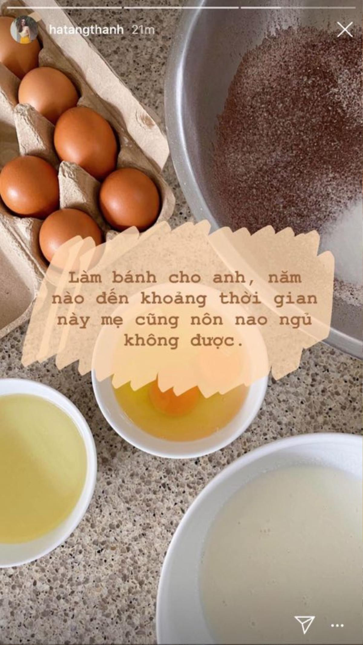 Tăng Thanh Hà tự tay làm bánh kem mừng sinh nhật con trai quý tử Ảnh 1