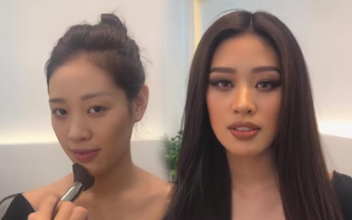 Hoa hậu Khánh Vân khoe clip 'biến hình' với style makeup khác lạ Ảnh 1