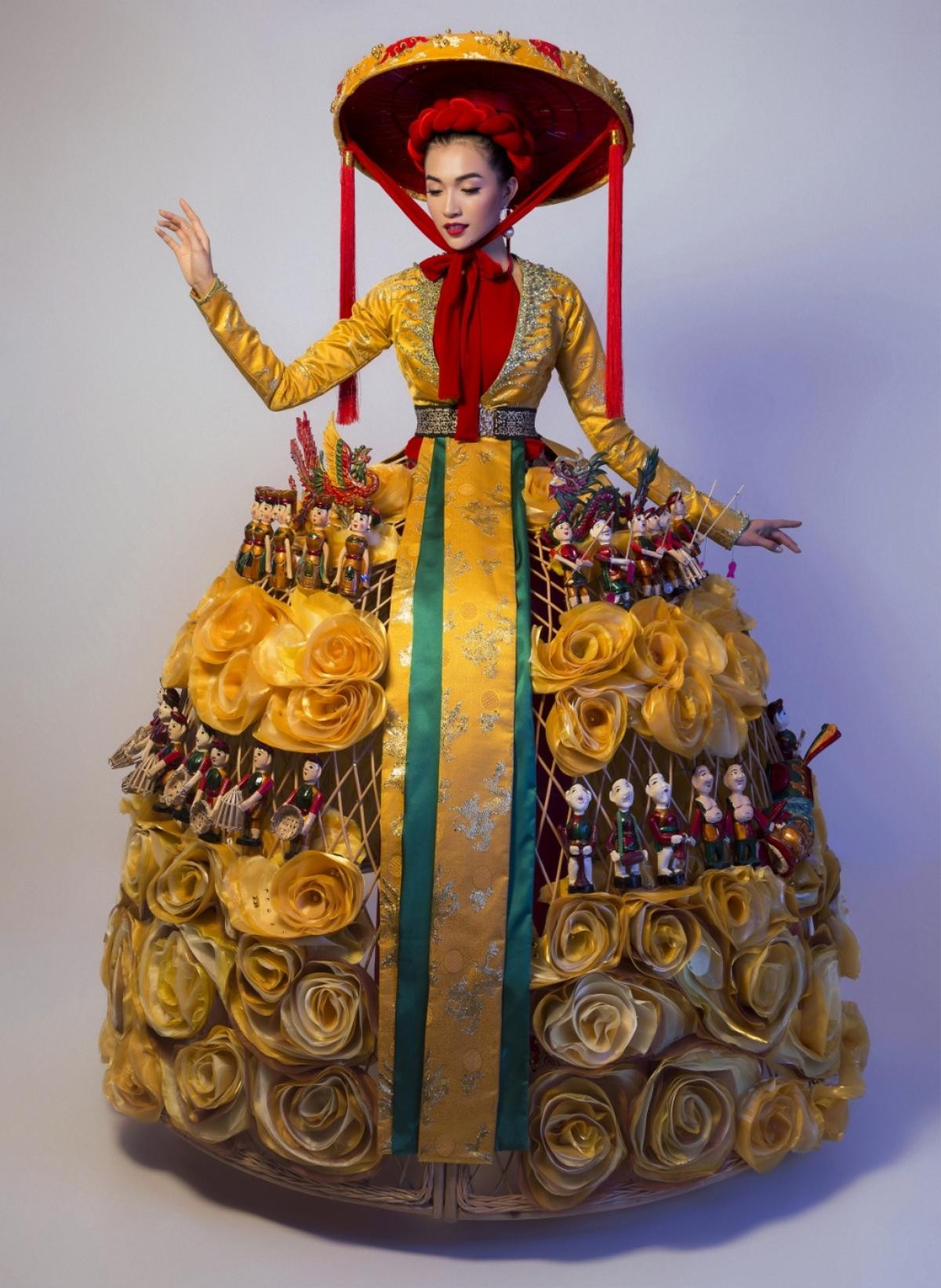 National Costume của Lệ Hằng - Kiều Loan đẹp xuất sắc, Khánh Vân đặt cược vào bảng thi All-Star? Ảnh 36