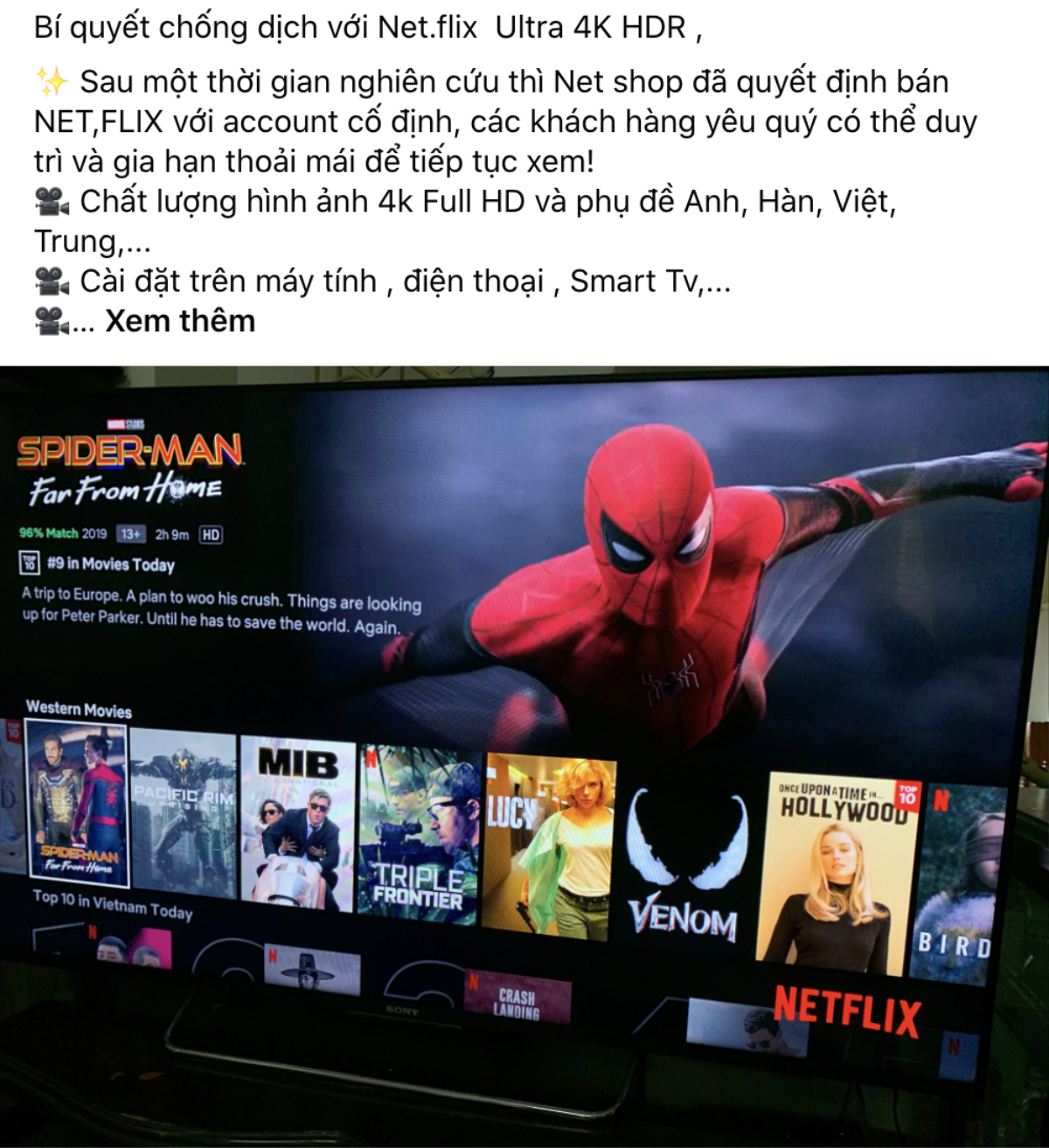 Cẩn thận khi mua tài khoản Netflix giá rẻ trên Facebook Ảnh 2