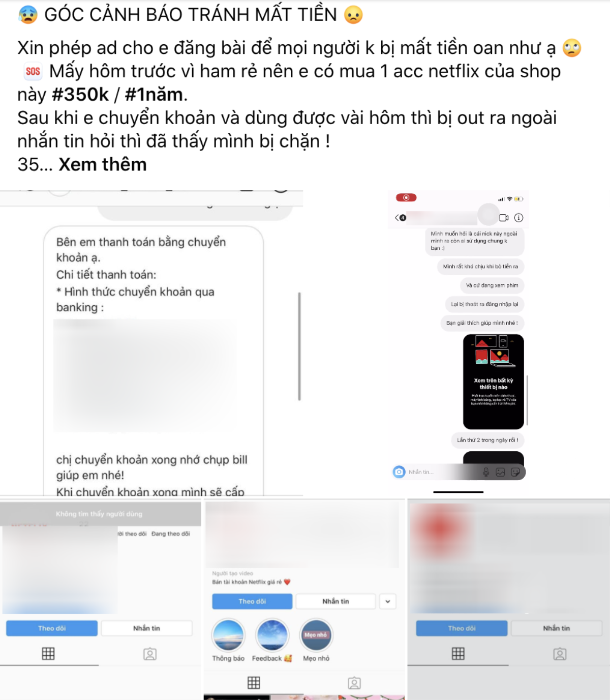 Cẩn thận khi mua tài khoản Netflix giá rẻ trên Facebook Ảnh 3