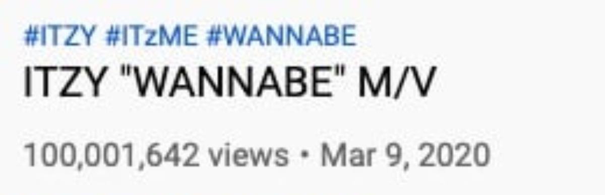 #WannabeRoadTo100M - Nỗ lực của fan đã chạm đích khi ITZY tiếp tục có thêm MV thứ 3 đạt 100 triệu view Ảnh 2