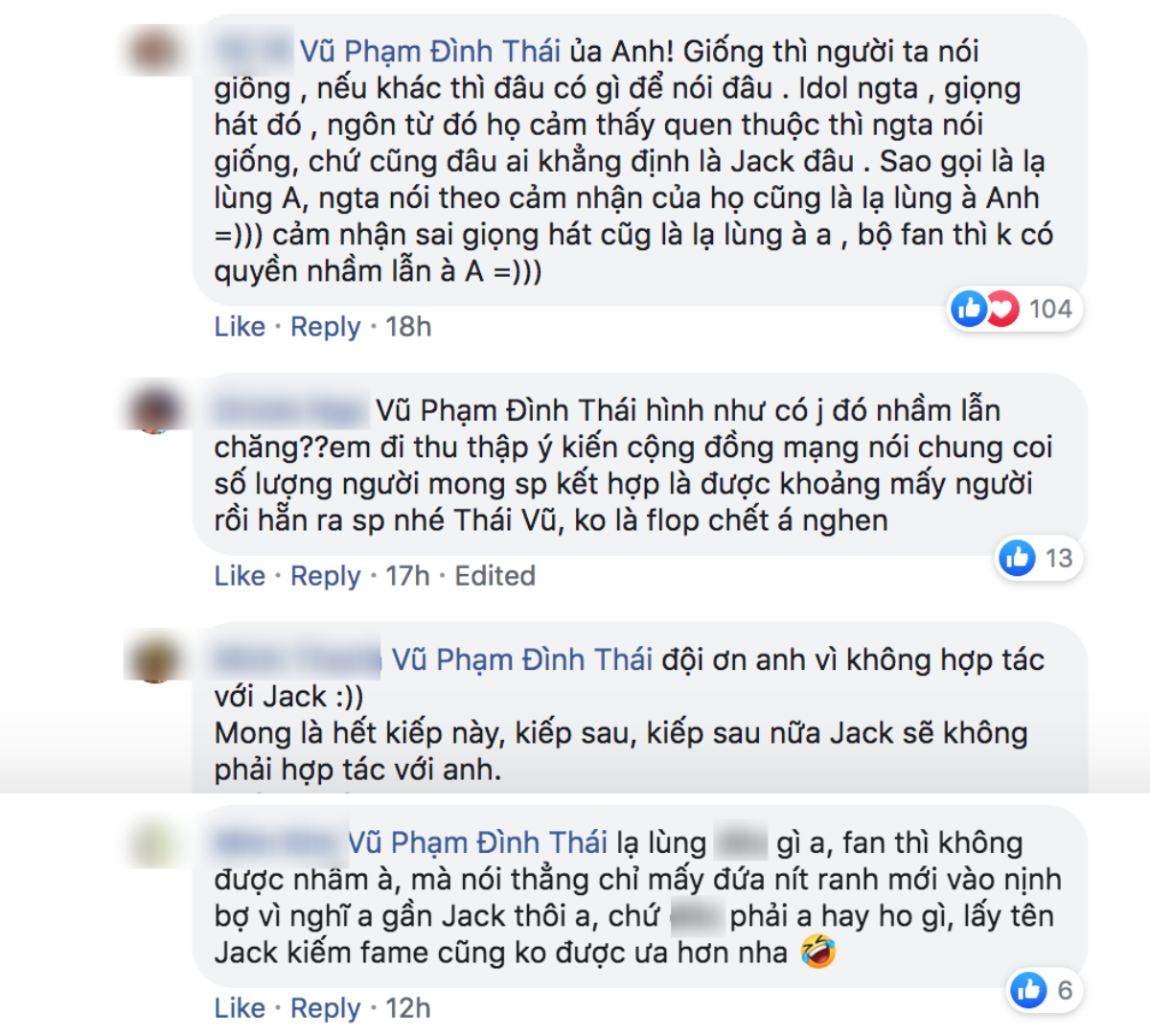 Thái Vũ khiến cộng đồng Đóm phẫn nộ khi phát ngôn: 'Thể loại này đâu nhất thiết phải là Jack mới có thể viết được, fan gì lạ lùng quá' Ảnh 2