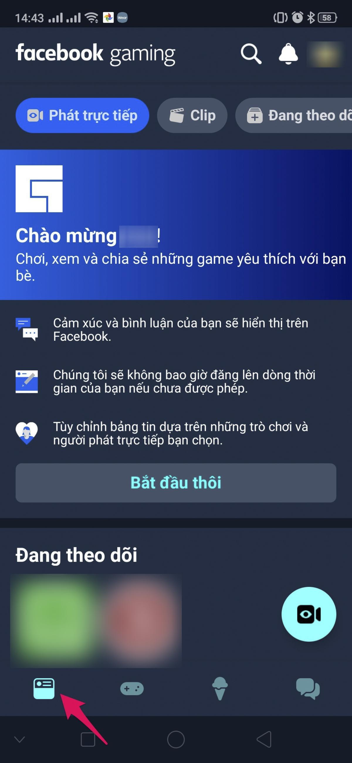 Hướng dẫn dùng thử Facebook Gaming, ứng dụng chơi game và theo dõi streamer hoàn toàn mới Ảnh 8