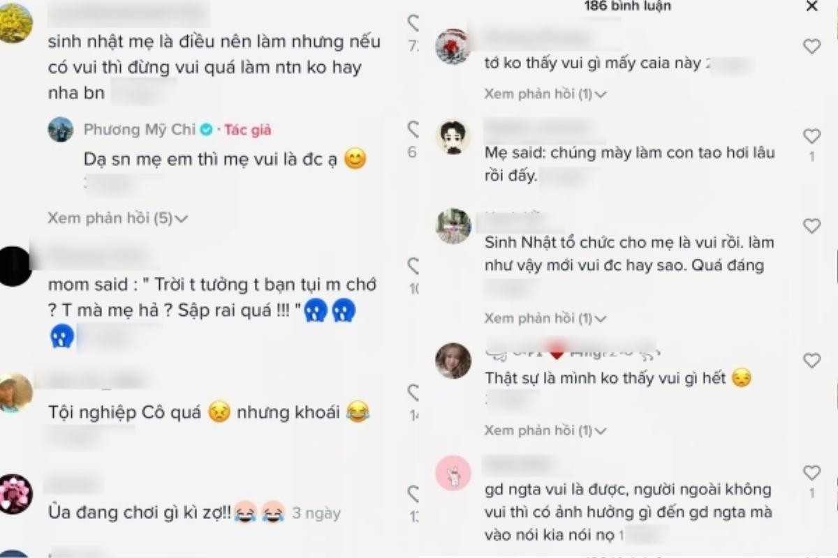 Phương Mỹ Chi lên tiếng sau khi bị chỉ trích vì trét kem lên mặt mẹ: 'Sinh nhật mẹ em vui là được' Ảnh 3