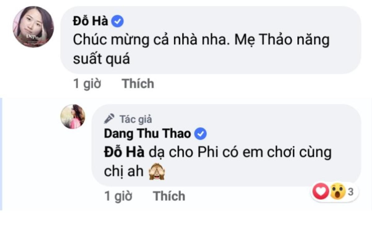 Loạt sao Việt chúc mừng Hoa hậu Đặng Thu Thảo chuẩn bị sinh con lần 2 Ảnh 6